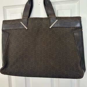 Gucci Brown Monogram Men's Bag